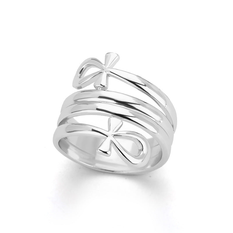 Double Layered Ankh Rings