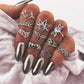 Vintage Knuckle Rings Set