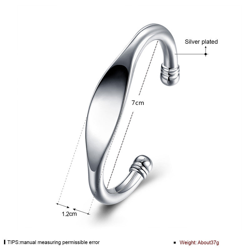Flower Line Twisted Rope Bracelet
