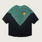 Tie-dye Smiley English Male T-shirt