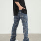 Cat Whiskers Deconstructed Micro Flared Jeans Men