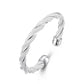 Flower Line Twisted Rope Bracelet