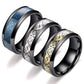 Dragon Pattern Ring Stainless Steel