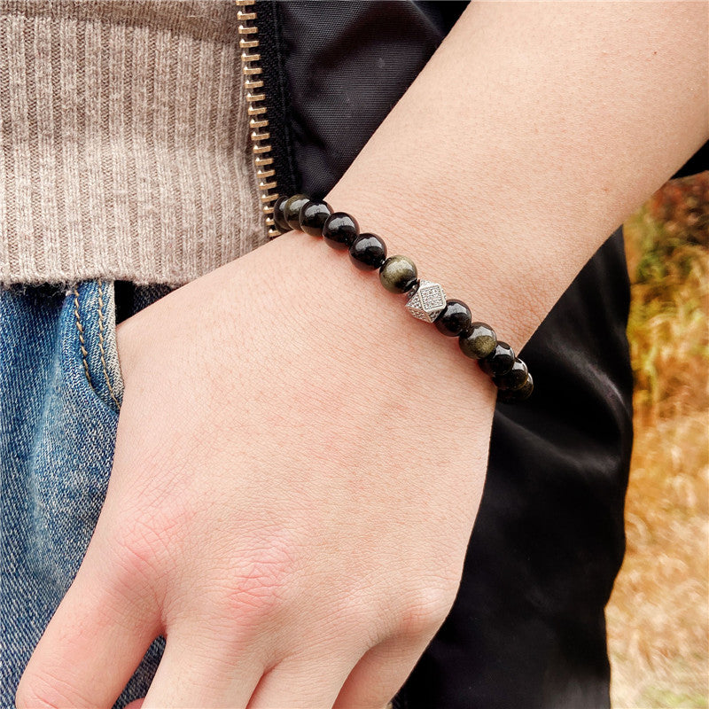 Golden Obsidian Bracelet