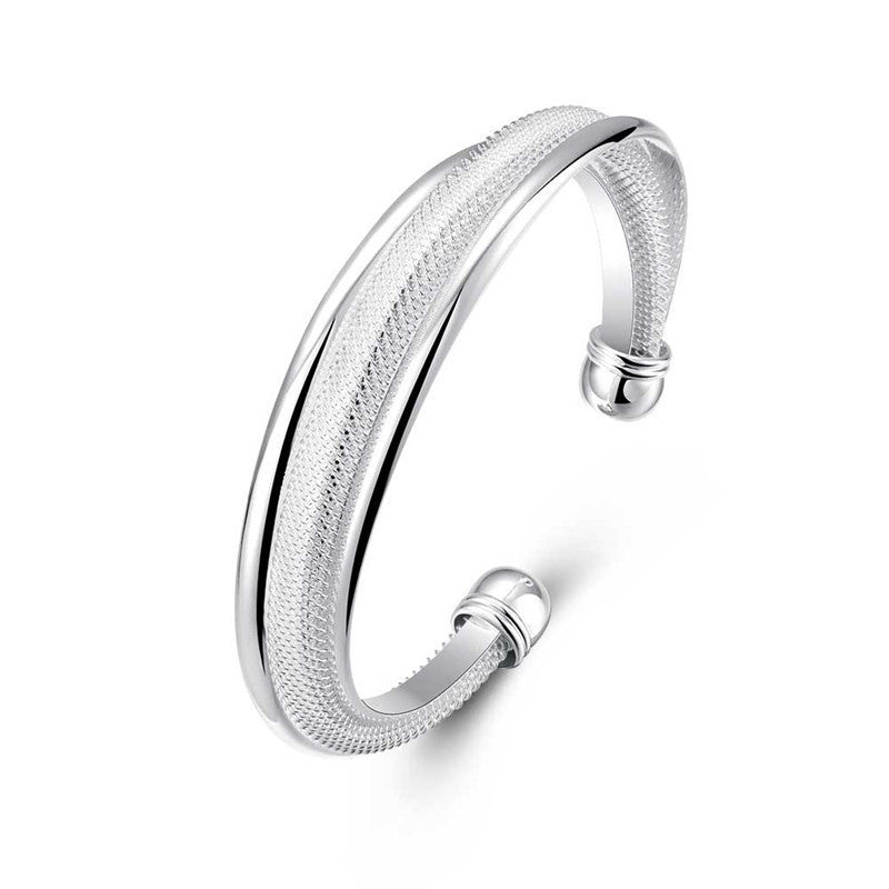 Flower Line Twisted Rope Bracelet