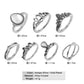 Vintage Knuckle Rings Set