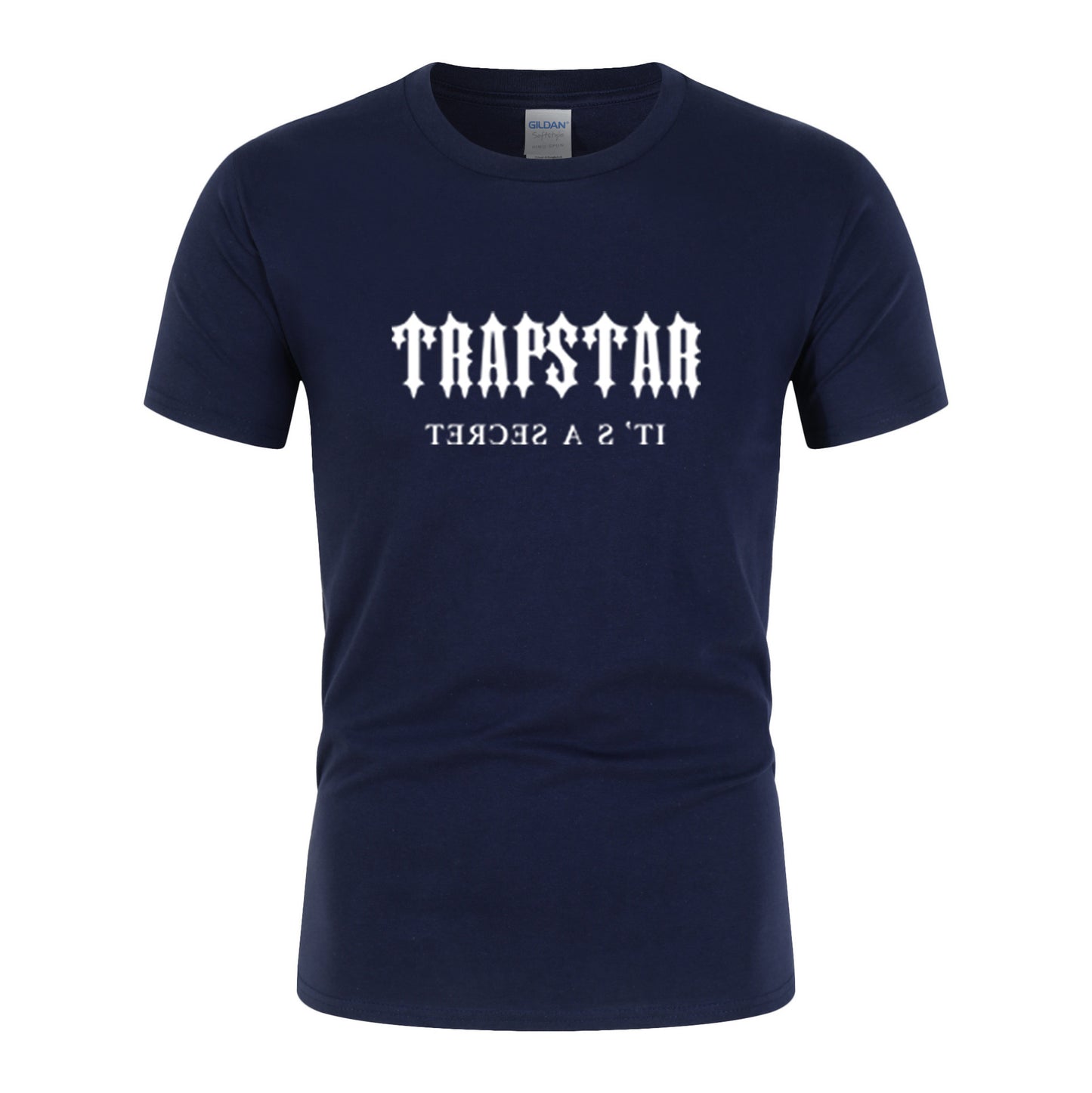 TRAPSTAR Letter Printed T-shirt Summer Men's Cotton Casual Short Sleeve Streetwear Plus Size Men's And Women's T-shirt
