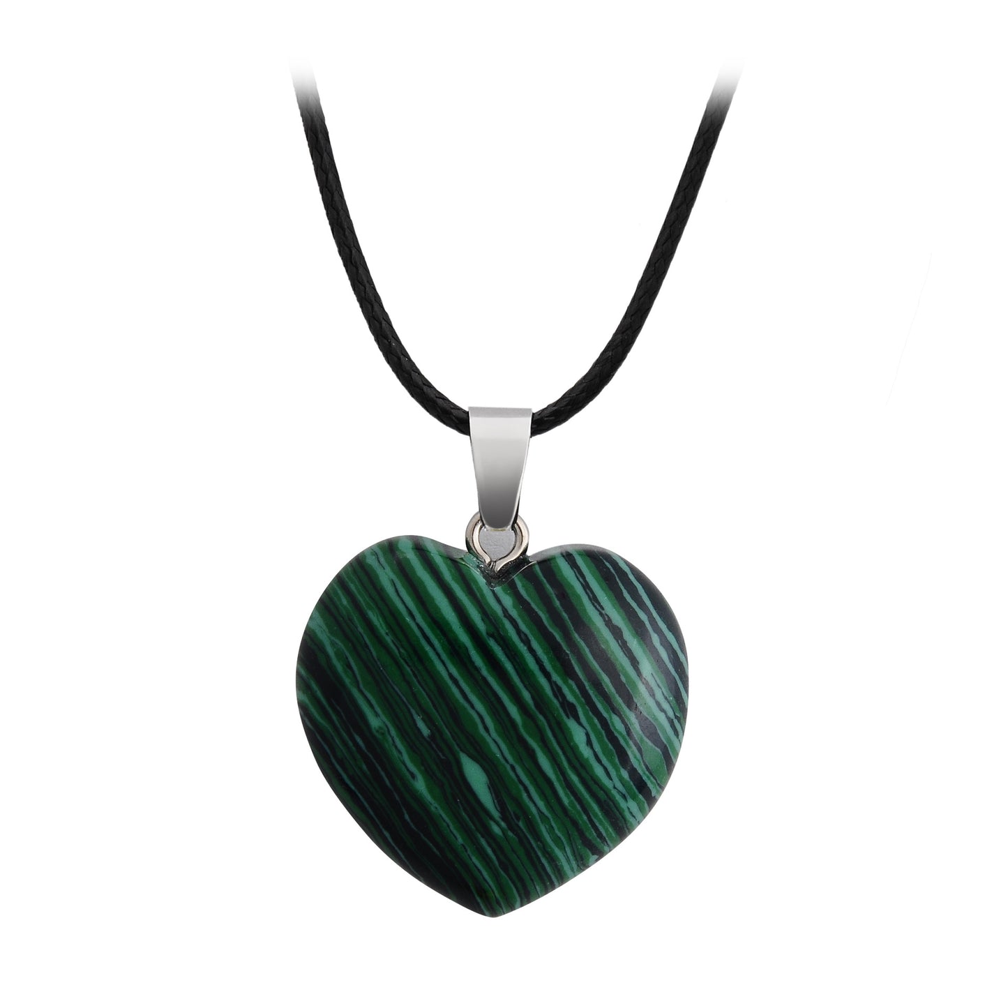 Heart Shaped Crystal Necklace