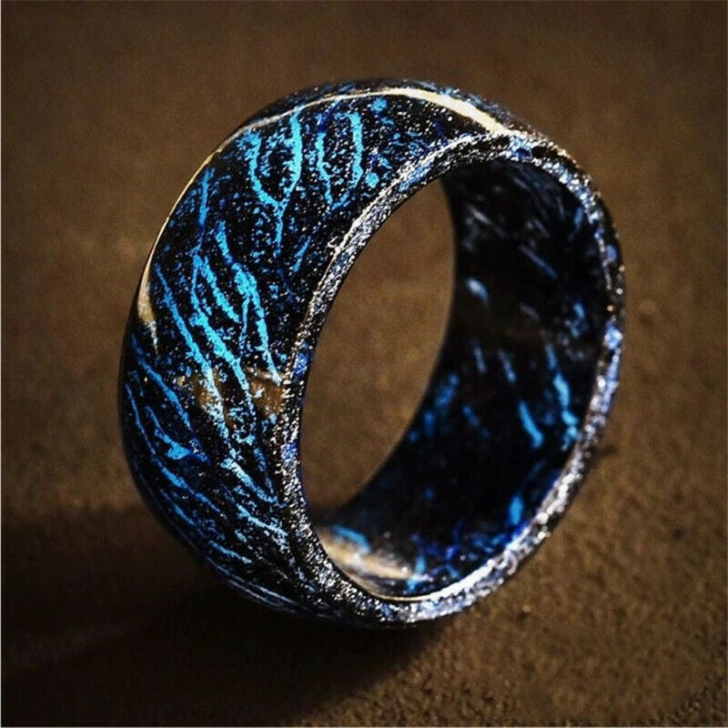 Glow in the Dark Crackle Ring