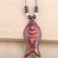 Wooden Fish Necklace