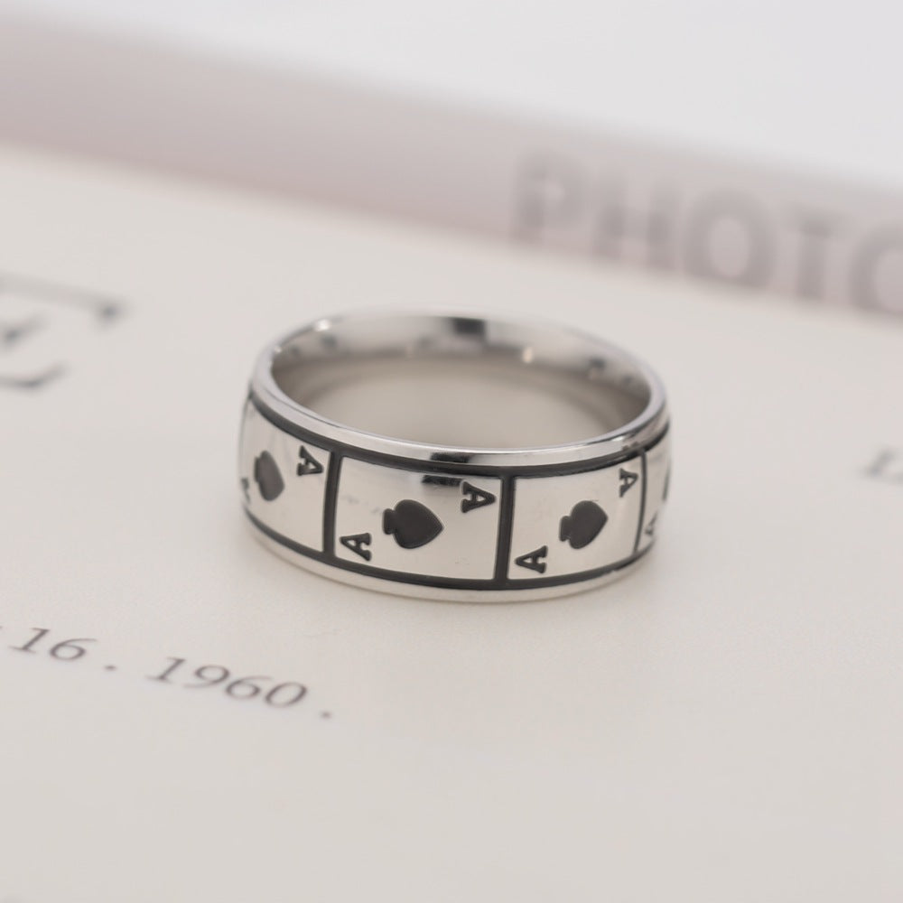 Ace Of Spades Ring