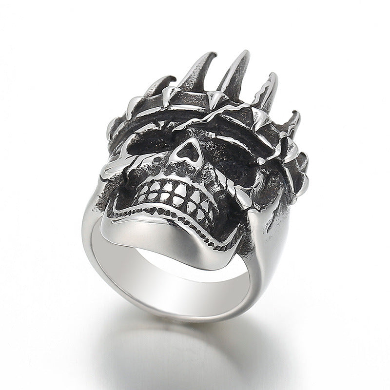 Titanium Steel Skull Style Ring