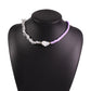 Crystal Pearl Woven Necklace