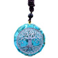 Tree Of Life Gravel Epoxy Resin Necklace