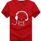 Summer new style, short sleeved T-shirt, men's loose casual fat man, big size young short sleeved T-shirt.