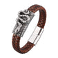 SnakeSkin Leather Bracelet