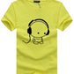 Summer new style, short sleeved T-shirt, men's loose casual fat man, big size young short sleeved T-shirt.