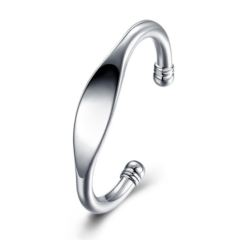 Flower Line Twisted Rope Bracelet