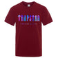 TRAPSTAR Letter Printed T-shirt Summer Men's Cotton Casual Short Sleeve Streetwear Plus Size Men's And Women's T-shirt