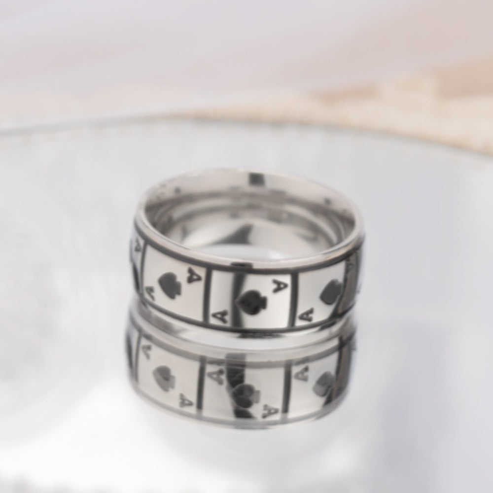 Ace Of Spades Ring