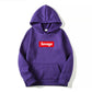 SAVAGE Couple Style Fashion Personality Printed Men's Sweatshirt with Fleece Hooded Hood