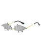 Cool bat-shaped sunglasses
