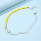 Crystal Pearl Woven Necklace