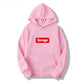 SAVAGE Couple Style Fashion Personality Printed Men's Sweatshirt with Fleece Hooded Hood
