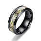Dragon Pattern Ring Stainless Steel