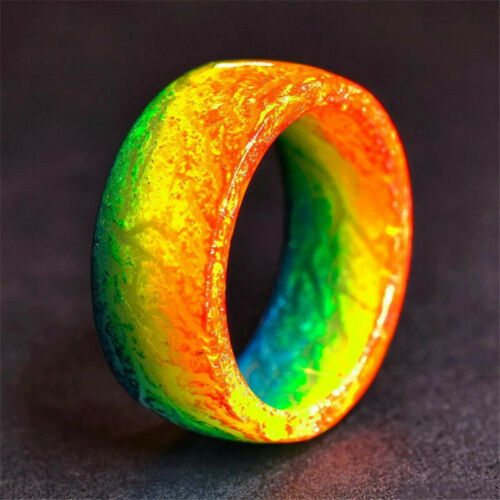 Glow in the Dark Crackle Ring