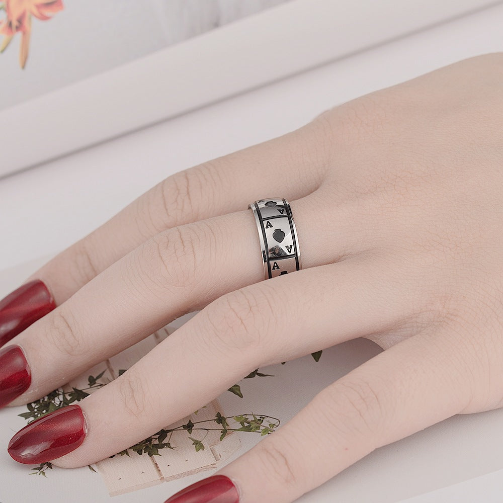 Ace Of Spades Ring