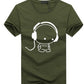 Summer new style, short sleeved T-shirt, men's loose casual fat man, big size young short sleeved T-shirt.