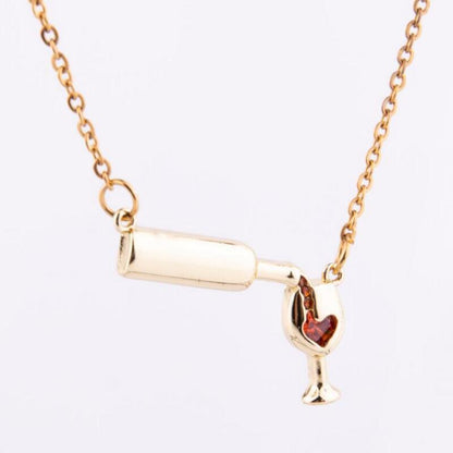 Pour Dat Wine Up! Necklace