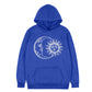 Women's Printed Sun And Moon Hoodie