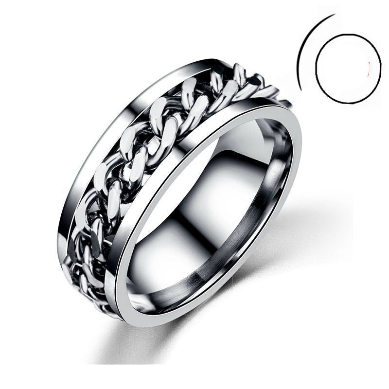 Bottle Opener Chain Style Ring