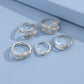 Snake Retro Ring set