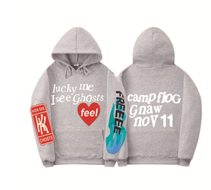 Printed Plus Velvet Thick Men's And Women's Sweater Hoodie