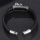 SnakeSkin Leather Bracelet