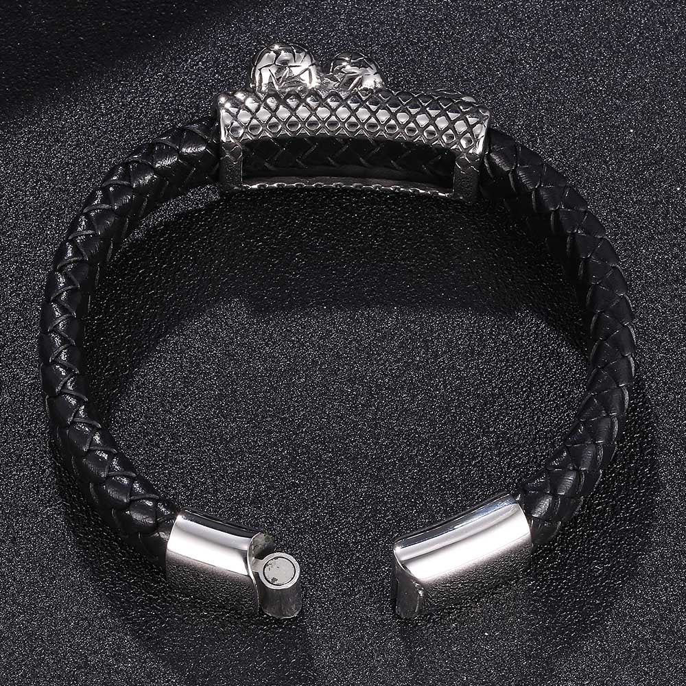SnakeSkin Leather Bracelet