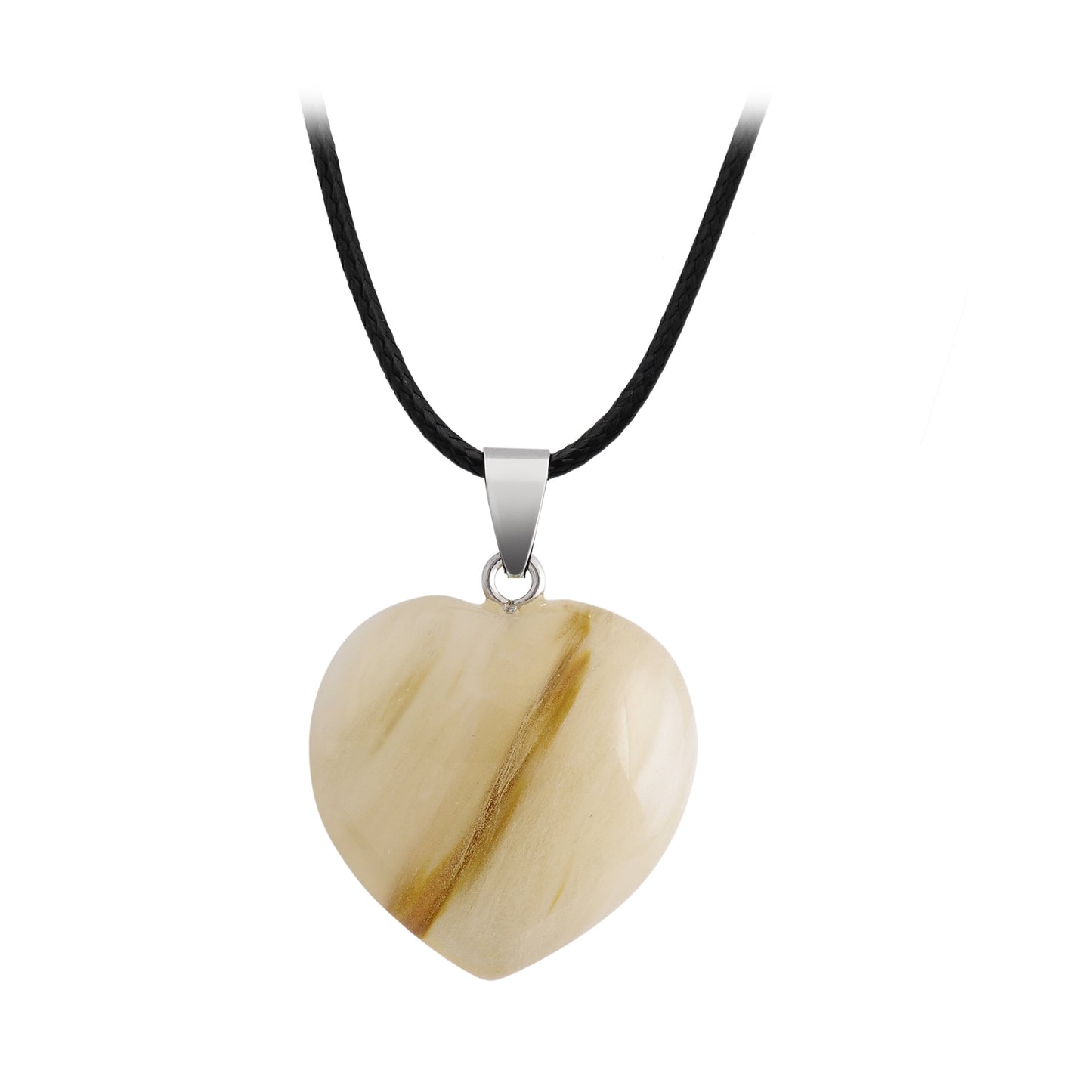 Heart Shaped Crystal Necklace