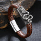 SnakeSkin Leather Bracelet