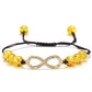 Rhinestone infinity bracelet
