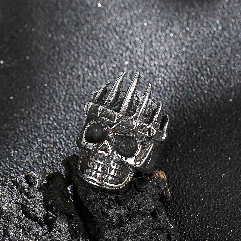Titanium Steel Skull Style Ring
