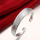 Flower Line Twisted Rope Bracelet