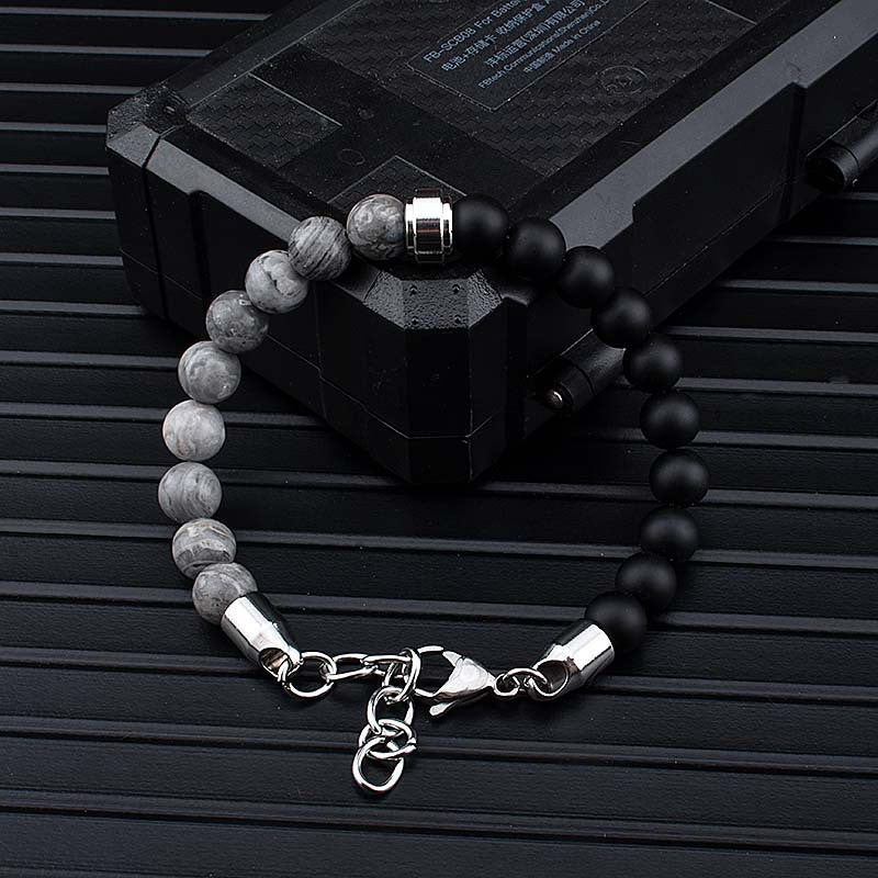 Tiger Stone Bead Bracelet