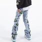 Men's High Street Fashion Brand Slim Straight Pants