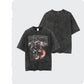 Fashion Wash Men Short Sleeved Distressed
