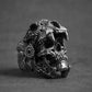 Retro Double Skull Ring