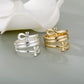 Double Layered Ankh Rings