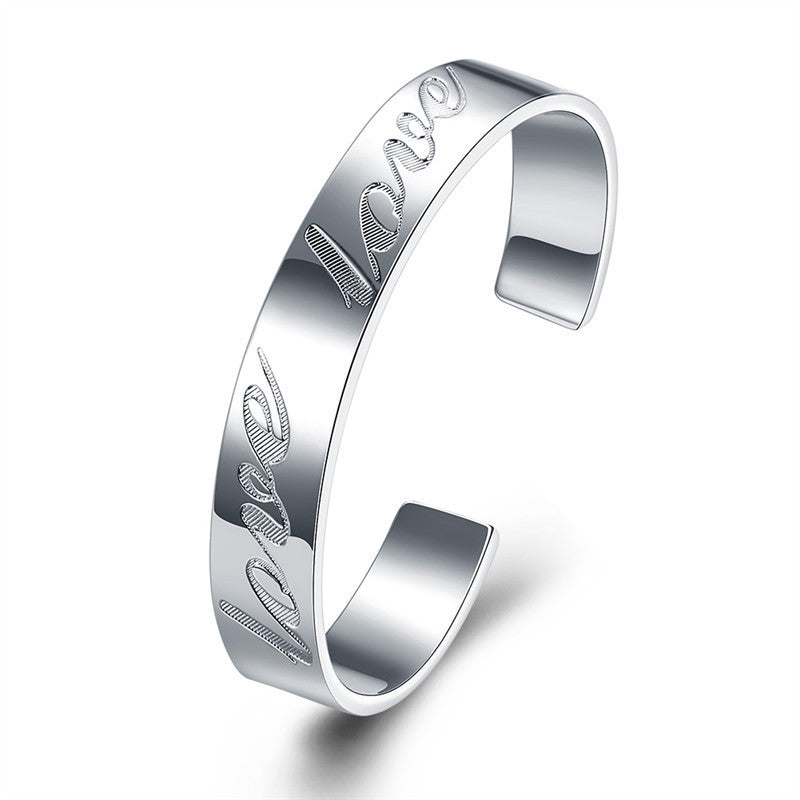 Flower Line Twisted Rope Bracelet
